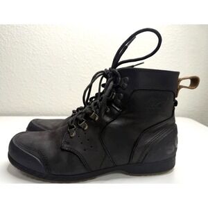 Sorel Ankeny Mid Hiking Trail Waterproof Boots Black  Mens Size 10